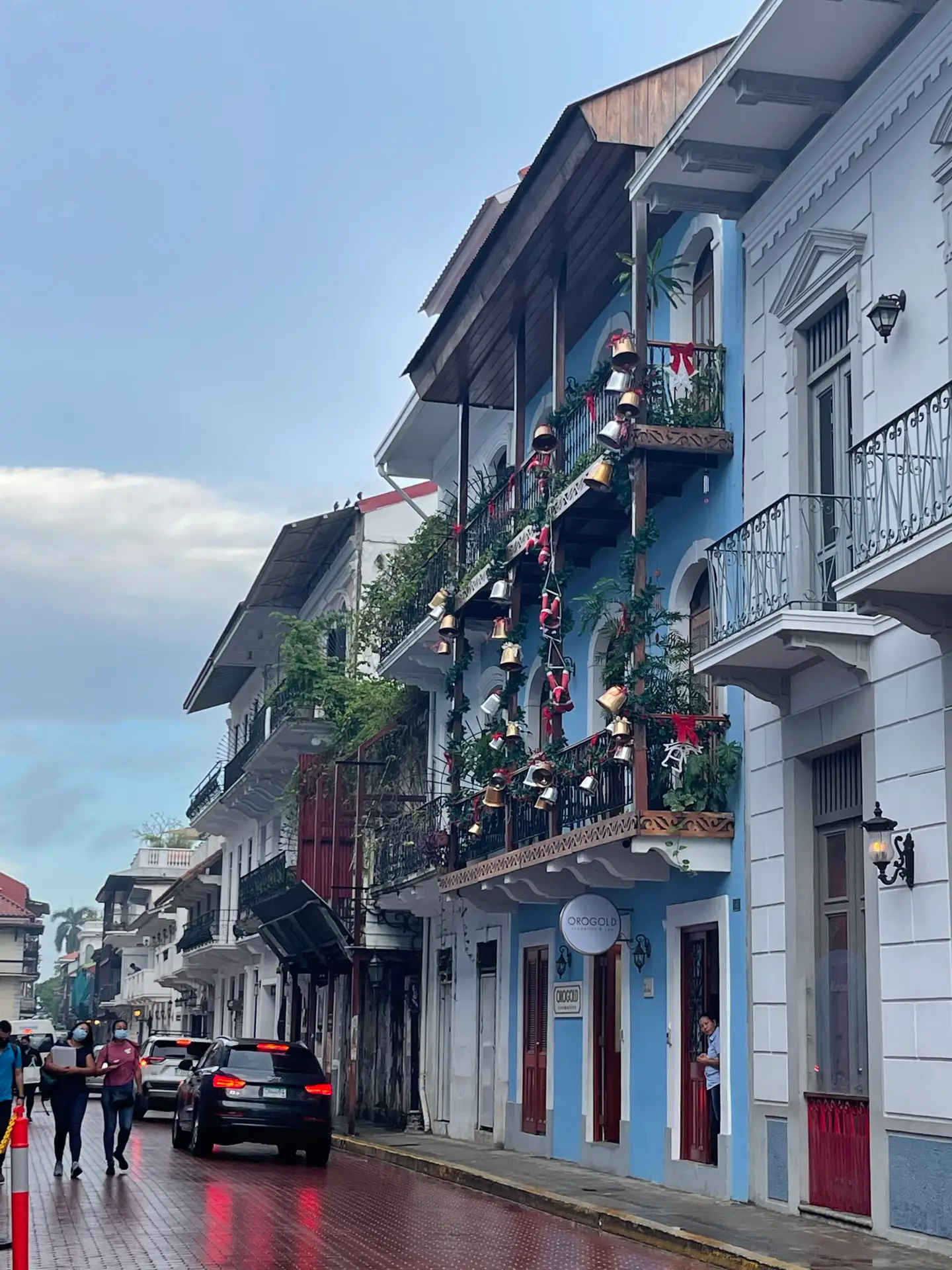 Streetscape of Casco Viejo - Old Town Panama City