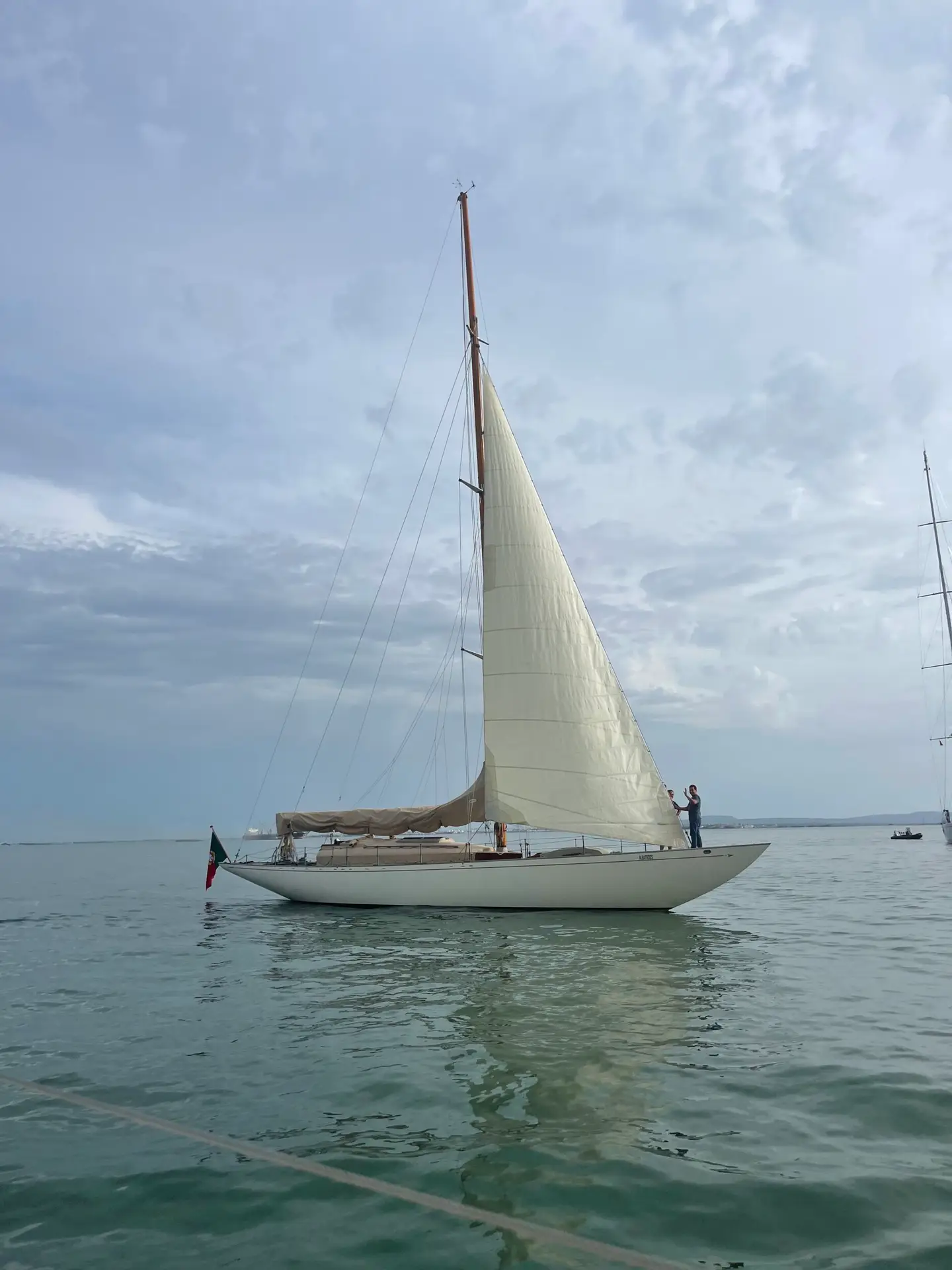 Sailboat on the Tagus River - Lisbon