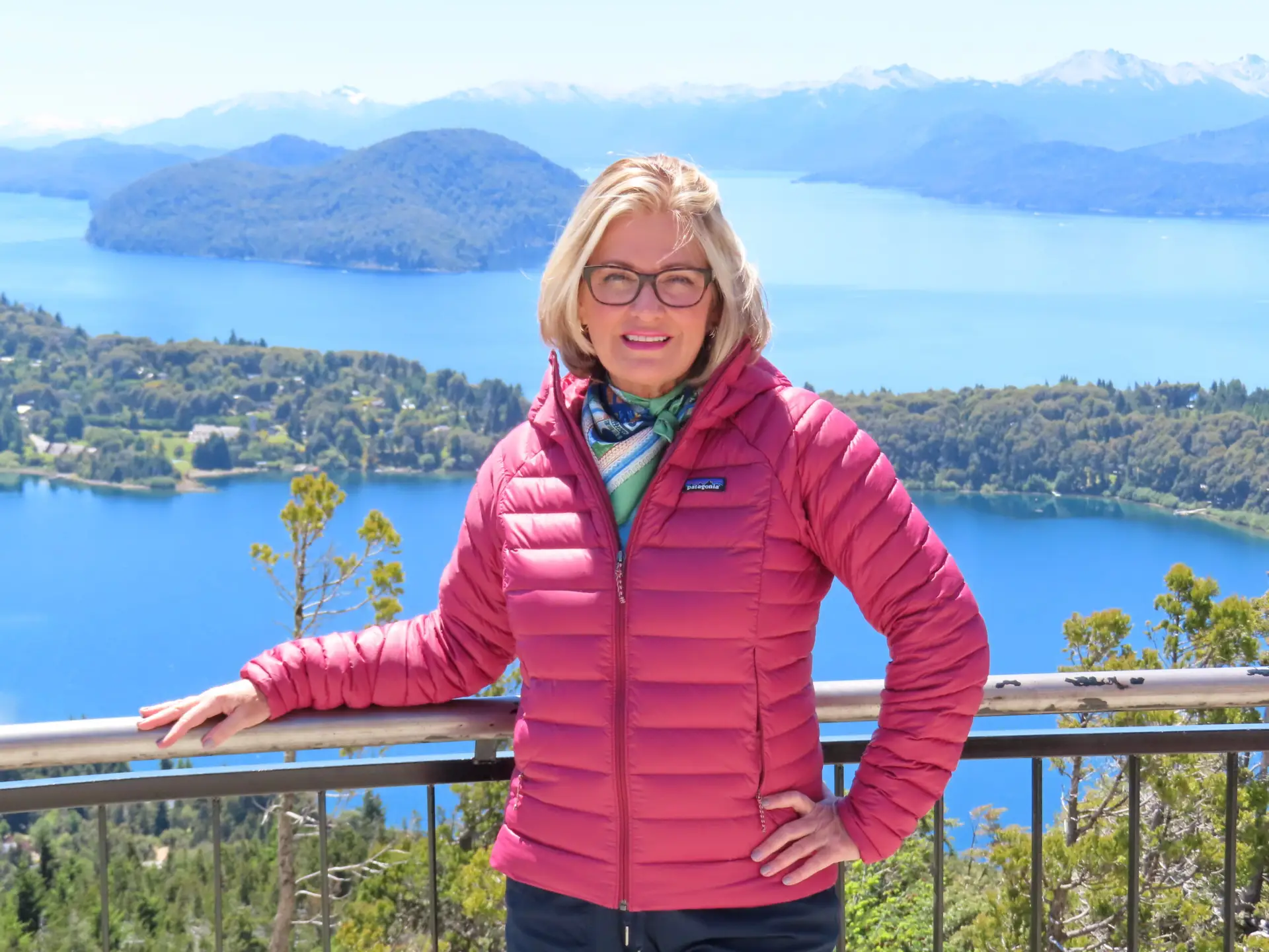 Anne Marie, Author and Founder of Shiloh + Bella, in Bariloche, Argentina